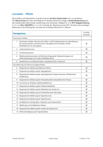 Lernziele – Wahlfach