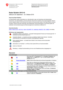 Radar Bulletin 2015-10 - Bundesamt für Lebensmittelsicherheit und