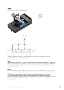 548644 Induktiver Sensor M12, mit Analogausgang