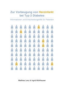 Zur Vorbeugung von Herzinfarkt bei Typ 2
