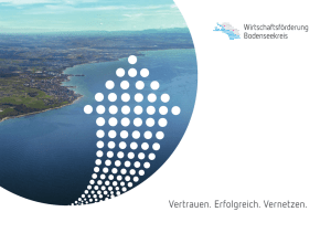 Imagebroschüre - Wirtschaftsförderung Bodenseekreis