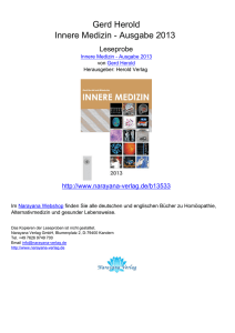 Gerd Herold Innere Medizin - Ausgabe 2013
