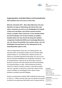 PM DOG Katarakt Sturz Nov 2012 - Deutsche Ophthalmologische