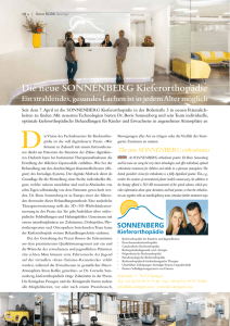 Die neue SONNENBERG Kieferorthopädie