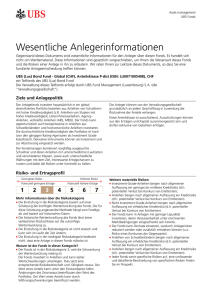 Key Investor Information