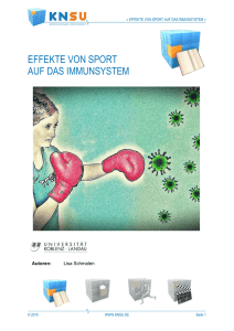 Das Immunsystem - Campus Koblenz