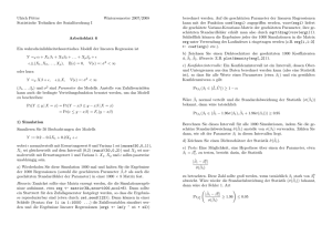 Ulrich Pötter Wintersemester 2007/2008 Statistische Techniken der