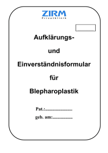 Blepharoplastik - Zirm Privatklinik