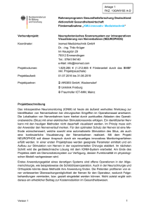 Projektsteckbrief - Medizintechnologie.de
