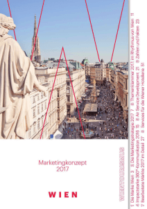 Zum Marketingkonzept 2017 - Vienna`s B2B service for the tourism