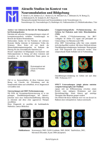 Aktuelle Studien im Kontext von Neuromodulation und Bildgebung