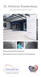 Patienteninformation - St. Antonius Krankenhaus