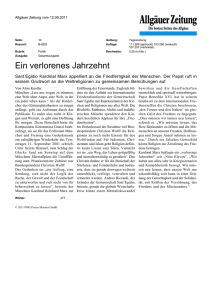 Allgäuer Zeitung, 12th September 2011