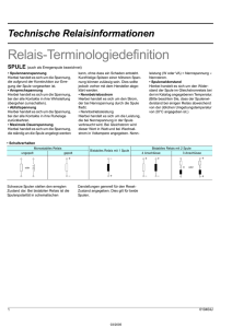 Relais-Terminologiedefinition