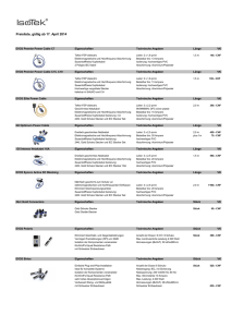 Preisliste Isotek 2014