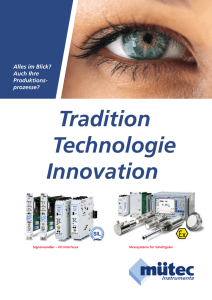Tradition Technologie Innovation