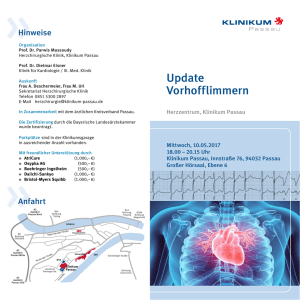 Update Vorhofflimmern - Klinikum