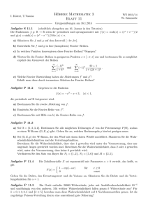 Höhere Mathematik 3 Blatt 11