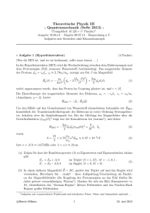 Theoretische Physik III - Quantenmechanik (SoSe 2013) -