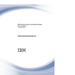 IBM Interaction History und Attribution Modeler