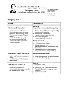 Schulinternes Curriculum G9 Oberstufe - Lise-Meitner