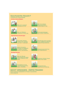 12 Zeichen für Immundefekte Österreichische Selbsthilfe für Primäre