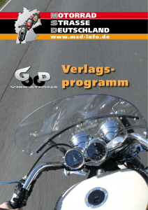 Verlags- programm - Motorradstraße Deutschland