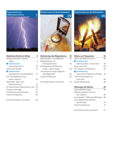 Experimente mit Dauermagneten Woher die Wärme