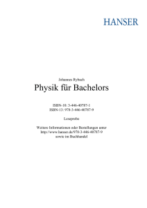 Physik für Bachelors