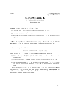 Mathematik II - Mathematisches Institut