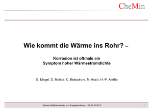 Wie kommt die Wärme ins Rohr?