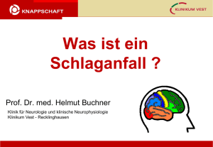 Was ist ein Schlaganfall