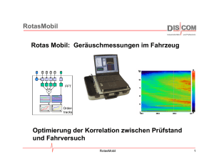 RotasMobil Rotas Mobil: Geräuschmessungen im Fahrzeug