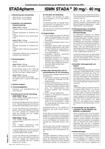 ISMN STADA 20 mg/- 40 mg - SRZ