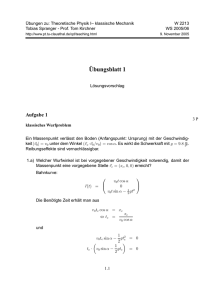 Übungsblatt 1 - TU Clausthal