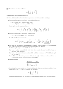 B Man bestimme den Rang der Matrix A = 1 a ab2 b 1 b2 a2b a2 1 in