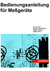 Bedienungsanleitung - pm-elektronik