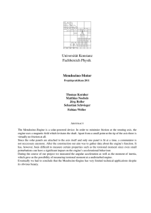 Universität Konstanz Fachbereich Physik Mendocino