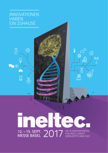 Ausstellerbroschüre ineltec 2017