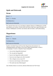 Optik und Elektronik Strom Magnetismus