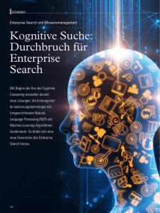 Kognitive Suche: Durchbruch für Enterprise Search