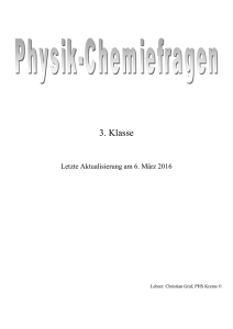 Physik-Chemiefragen PDF