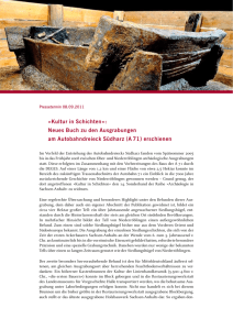 Kultur in Schichten - Landesamt für Denkmalpflege und Archäologie