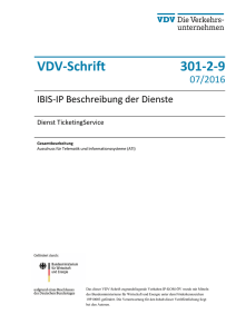 VDV 301-2-9 IBIS-IP Beschreibung der Dienste