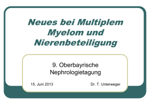 T. Unterweger - Oberbayerische Nephrologietagung