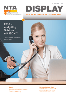 2. Ausgabe 2014 - NTA Systemhaus