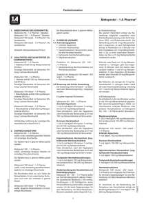 Metoprolol - 1 A Pharma®
