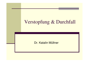 chronischen Durchfalls