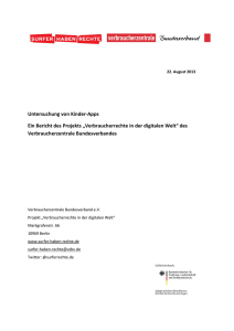 Untersuchungsbericht Kinder-Apps