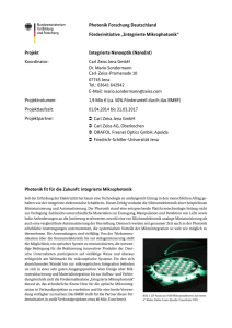 Integrierte μ-strukturierte Leuchtdioden als intelligente Lichtquellen